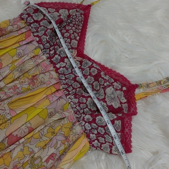 Y2K sheer floral vintage slip Liberty of London for Target - Picture 5 of 9